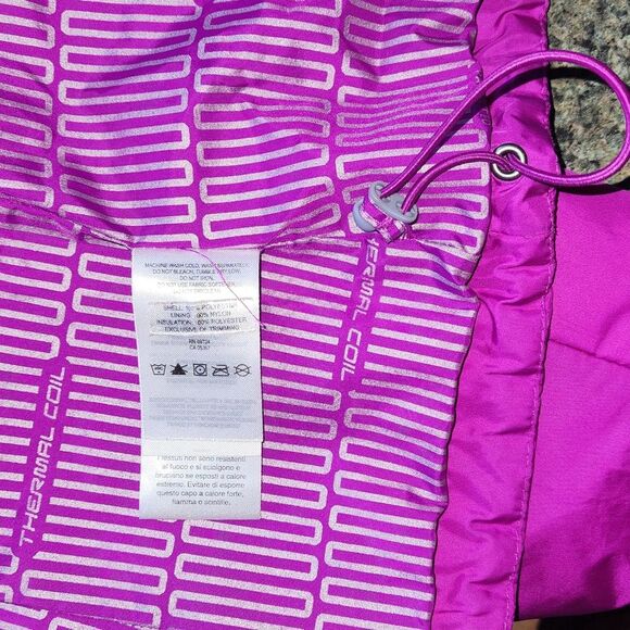 Columbia Interchange Dark Pink Insulated Jacket Women M Coat Polyester Nylon - Picture 6 of 10